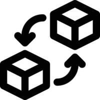 Stock Rotation, Product Replacement, Restock Outline Icon vector