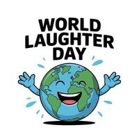 world laughter day concept illustration vector