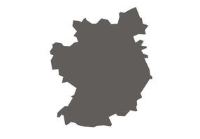 Chhindwara District Map Highlighted on Madhya Pradesh State Map. vector