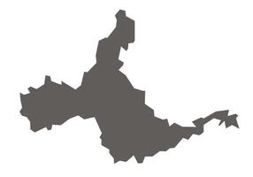 Sehore District Map Highlighted on Madhya Pradesh State Map. vector
