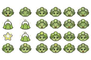 Vibrant Emotion Icons in Full Color vector