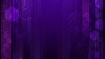 Hexagons shape abstract technology background vector