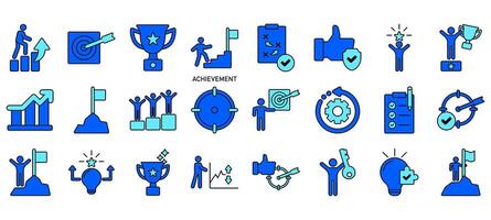 Set of Success Icons. vector