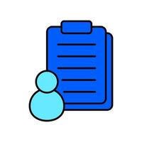 Icon a task isolated against a clean background. vector