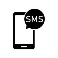 Icon a sms, isolated against a clean background. vector