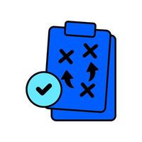 Icon a human resources, isolated against a clean background. vector