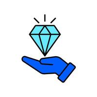 Icon a value, isolated against a clean background. vector