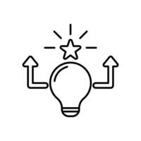 Icon a potential, isolated against a clean background. vector