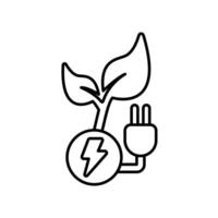 Icon a biomass, isolated against a clean background. vector
