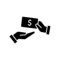 Icon a pay, isolated against a clean background vector