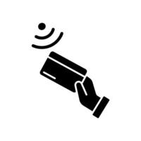 Icon a contactless, isolated against a clean background vector