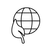 Icon a environment, isolated against a clean background. vector
