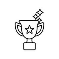 Icon a reward, isolated against a clean background. vector