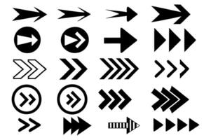 Simple Direction Icons - Arrow Collection vector