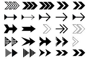 Minimal Line Art Arrows for UX vector