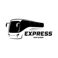 express bus logo design template vector