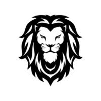 lion head logo icon abstract design vector