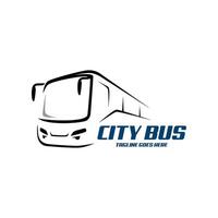 logo abstract design bus transport illustration vector