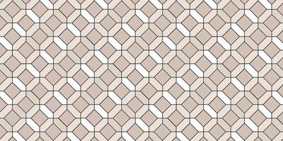 Geometric tile pattern in color beige illustration for background design. vector