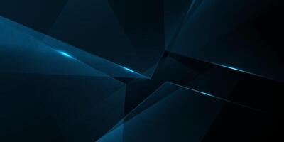 Abstract blue background with a light shining through it vector