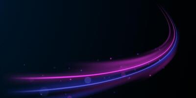 Abstract background with glowing lines and light vector