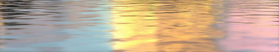 Reflections on water at sunset create stunning visuals photo