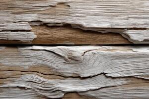 Rustic wood surface with unique textures and patterns photo
