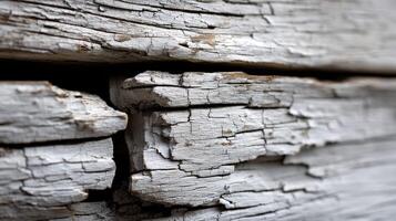 Rustic wood surface with weathered texture and cracks photo