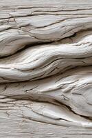 Rustic wood texture with intricate patterns and crevices photo