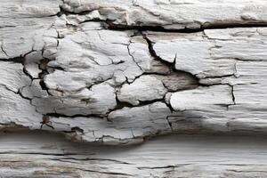 Rustic wood detail showcasing natural textures and cracks photo
