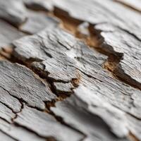 Weathered rustic wood with deep textures and cracks photo