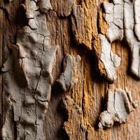 Rustic wood close-up showcasing natural textures and colors photo