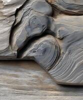 Wooden surface with unique texture and patterns photo