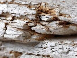Detailed view of rustic wood texture in natural light photo
