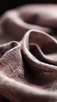 Soft textured fabric showcasing subtle folds and natural movement photo