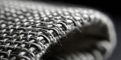Textured fabric with intricate weave highlights craftsmanship photo