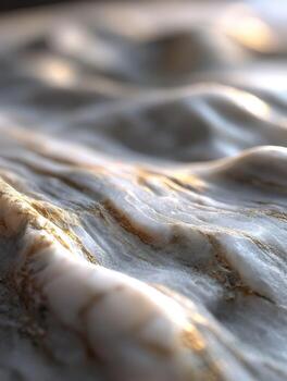 A close up of a marble surface with a white and gold color photo