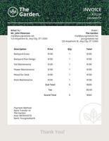 Gardener Invoice template