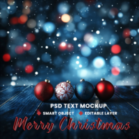 Multiple colour ball background in Merry Christmas background theme with December festive tree psd