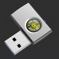 Minimalist pen drive mock up for pen drive mock up display in software psd