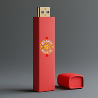 Sophisticated pen drive mock up showing tech pendrive mock up structure for backup design psd