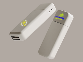 USB styled pen drive mock up for dynamic product branding using a creative pendrive mock up display psd