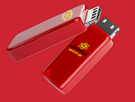 Versatile pen drive mock up display template crafted with attention to pendrive mock up storage psd