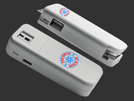 Unique storage pen drive mock up with minimalistic pendrive mock up highlighting data features psd