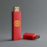 Hardware based pendrive mock up for electronics showcasing sleek pen drive mock up concept psd