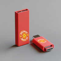 Minimalistic pen drive mock up designed for digital use with stunning pen drive mock up graphics psd