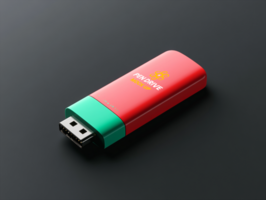 Clean modern pen drive mock up design showcasing compact portable devices with pen drive mock up psd
