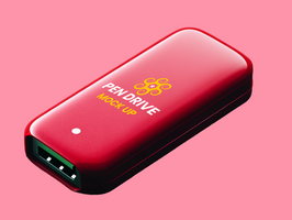 Exclusive pen drive mock up developed for secure data needs using high end pen drive mock up styles psd