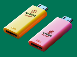 Sleek pen drive mock up supporting seamless technology transfer via vibrant pen drive mock up lines psd