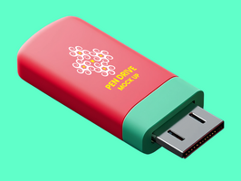 Modern pen drive mock up featuring usb storage design using artistic pen drive mock up rendering psd